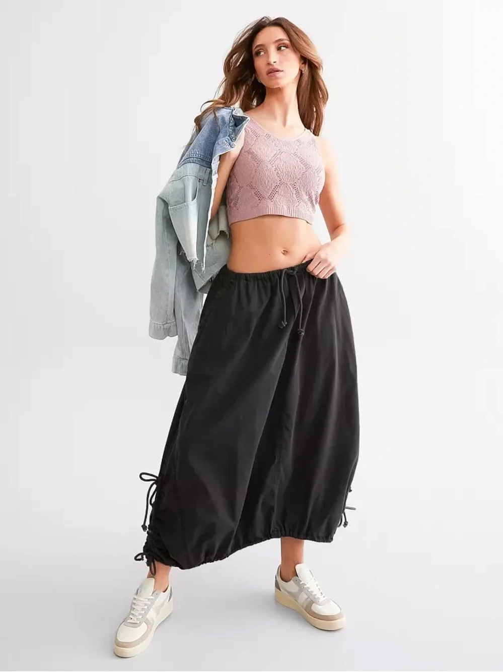 Free People Picture Perfect Parachute Skirt Size Small